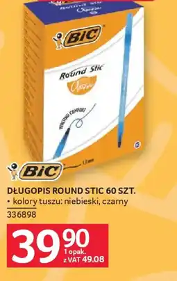 Selgros Długopis Round Stic Bic oferta
