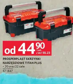 Selgros Prosperplast Skrzynki narzędziowe Titan Plus oferta