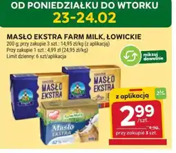 Stokrotka Masło Ekstra Farm Milk / Lowickie oferta