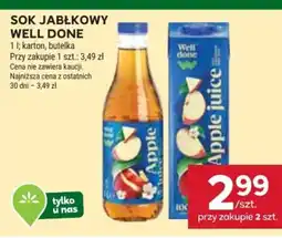 Stokrotka Sok jabłkowy Well Done oferta