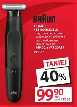 Selgros Braun Trymer XT3100 BLK/BLK oferta