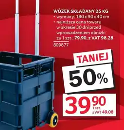 Selgros Wózek składany 25 kg oferta