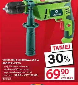 Selgros Verto Wiertarka udarowa 50G539 oferta