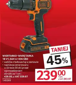 Selgros Wiertarko-wkrętarka 18 V 1,5Ah Li-Ion SBD oferta