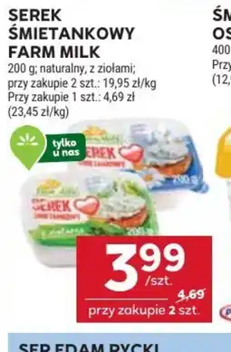 Stokrotka Serek śmietankowy Farm Milk oferta