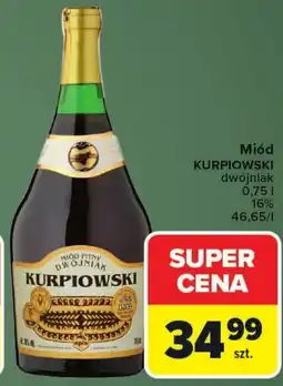 Carrefour Miód Kurpiowski dwójniak oferta