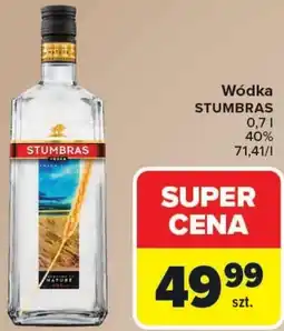 Carrefour Wódka Stumbras oferta