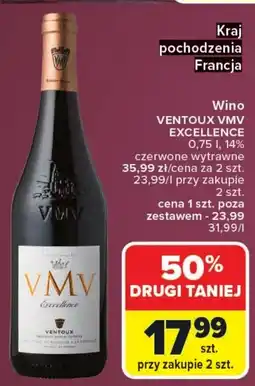 Carrefour Wino Ventoux VMV Excellence oferta