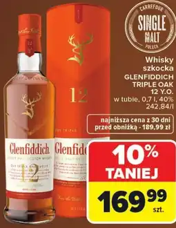 Carrefour Whisky szkocka Glenfiddich Triple Oak 12 Y.O oferta