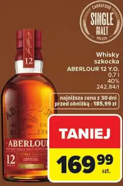 Carrefour Whisky szkocka Aberlour 12 Y.O oferta