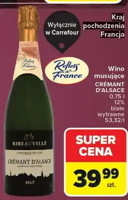 Carrefour Wino musujące Crémant d'Alsace oferta