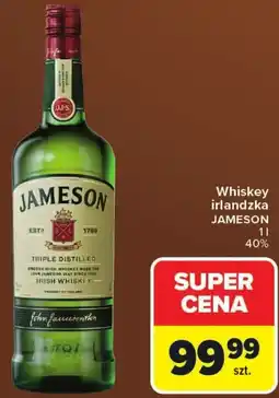 Carrefour Whiskey irlandzka Jameson oferta