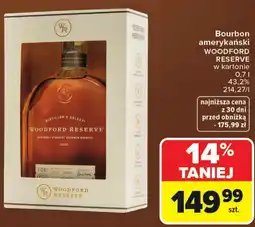Carrefour Bourbon amerykański Woodford Reserve oferta