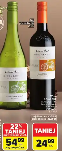 Carrefour Wino Cono Sur oferta