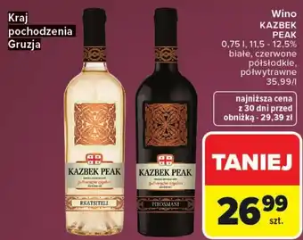 Carrefour Wino Kazbek Peak oferta