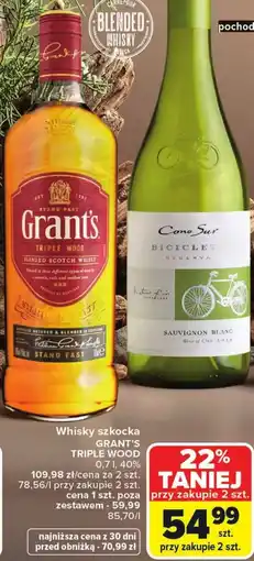 Carrefour Whisky szkocka Grant's Triple Wood oferta