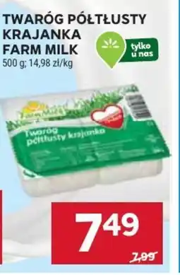Stokrotka Twaróg półtłusty krajanka Farm Milk oferta