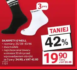 Selgros O'Neill Skarpety oferta