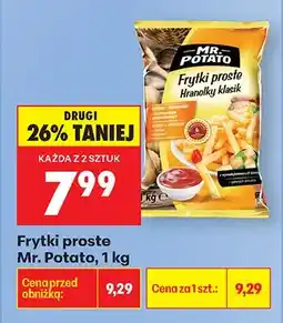 Biedronka Frytki proste oferta