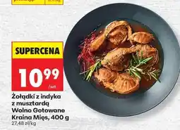Biedronka Żołądki z indyka z musztardą Wolno Gotowane Kraina Mies 400 g oferta