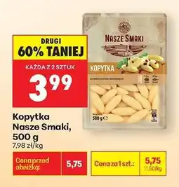 Biedronka Kopytka Nasze Smaki, 500 g oferta