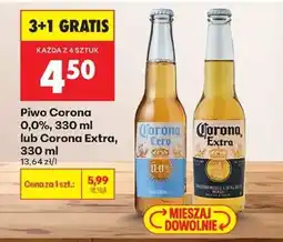 Biedronka Piwo Corona 0,0%, 330 ml lub Corona Extra, 330 ml oferta