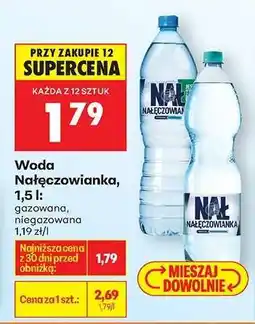 Biedronka WODA NAŁĘCZOWIANKA 1,5 L oferta