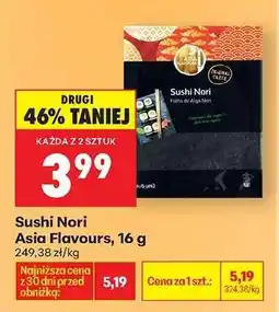 Biedronka Sushi Nori Asia Flavours 16 g oferta