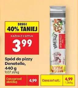 Biedronka Spód do pizzy Donatello , 440 g oferta