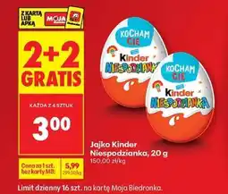 Biedronka Jajko Kinder Niespodzianka 20 g oferta