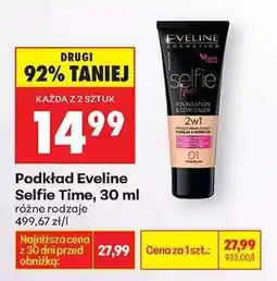 Biedronka Podkład Eveline Selfie Time, 30 ml oferta