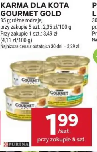 Stokrotka Karma dla kota Gourmet Gold oferta