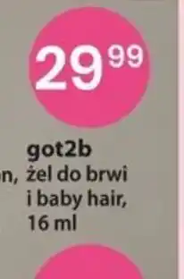 Sekret Urody got2b żel do brwi i baby hair oferta