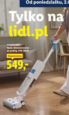 Lidl Myjka akumulatorowa do podłóg, SHA 125 A1 oferta