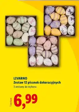 Lidl Zestaw 12 pisanek dekoracyjnych oferta