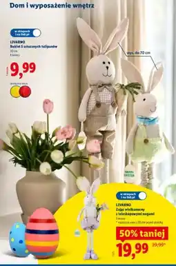 Lidl Zając wielkanocny z teleskopowymi nogami oferta