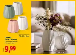Lidl Zestaw 2 wazonów z glazurowanej kamionki oferta