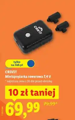 Lidl Minisprężarka rowerowa 7.4 V oferta