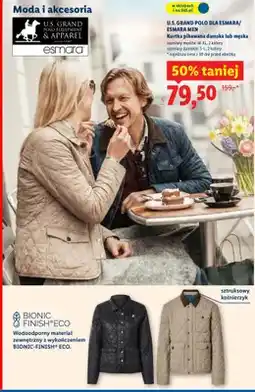 Lidl Kurtka pikowana damska lub męska rozmiary męskie: M-XL, 2 kolory rozmiary damskie: S-L, 2 kolory oferta