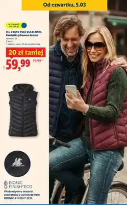 Lidl Kamizelka pikowana damska oferta