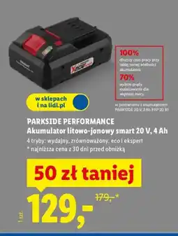 Lidl Akumulator litowo-jonowy smart 4Ah oferta