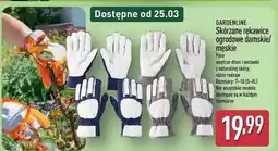 ALDI Skórzane rękawice ogrodowe damskie/męskie oferta