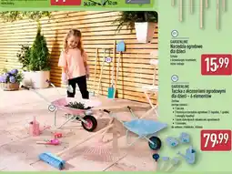 ALDI Taczka z akcesoriami ogrodowymi dla dzieci - 6 elementów oferta