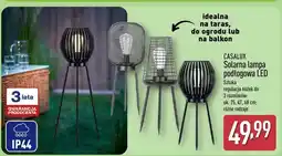 ALDI Solarna lampa podłogowa LED oferta