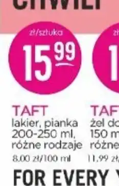 Jaśmin Taft lakier, pianka oferta