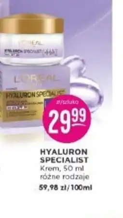 Jaśmin L'Oréal Hyaluron Specialist Krem oferta