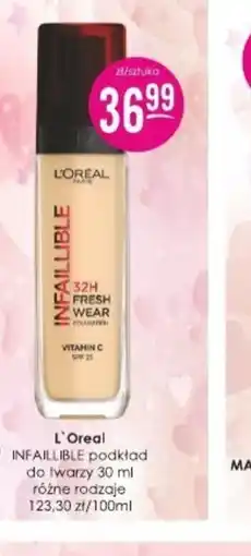 Jaśmin L'Oreal Infaillible podkład oferta
