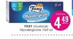 Jaśmin Foxy chusteczki hipoalergiczne oferta
