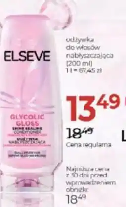 Jawa Drogerie Elseve odżywka nabłyszczająca oferta