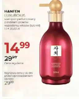Jawa Drogerie Hanfen Luxuroius szampon oferta